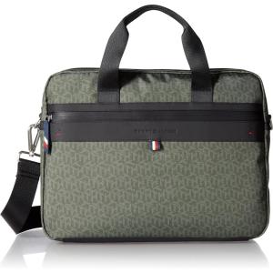 Tommy Hilfiger mens Leo Briefcase(Army Green/Faded Military)
