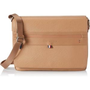 Tommy Hilfiger mens Leo Messenger Bag(Basket Brown)