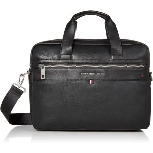 Tommy Hilfiger mens Leo-briefcase-ppu(Black)