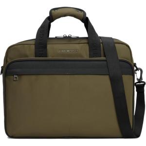 Tommy Hilfiger mens Repreve Work Bag With Laptop Sleeve and Adjustable Strap(Army Green)