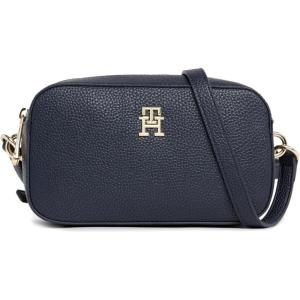 Tommy Hilfiger womens Emblem Camera Crossbody Bag(Space Blue)