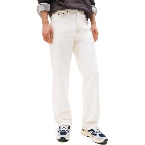 Tommy Jeans Mens Relaxed Straight Stretch Jeans(Denim Color)