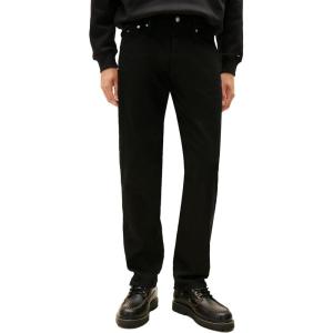 Tommy Jeans Mens Slim Straight Stretch Jeans(Denim Black)