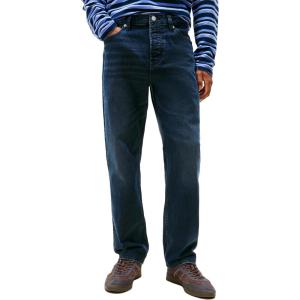 Tommy Jeans Mens Slim Straight Stretch Jeans(Denim Blue Black)