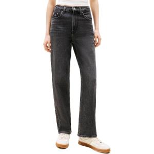 Tommy Jeans Womens Layla High Rise Slim Straight Jeans(Denim Washed Black)