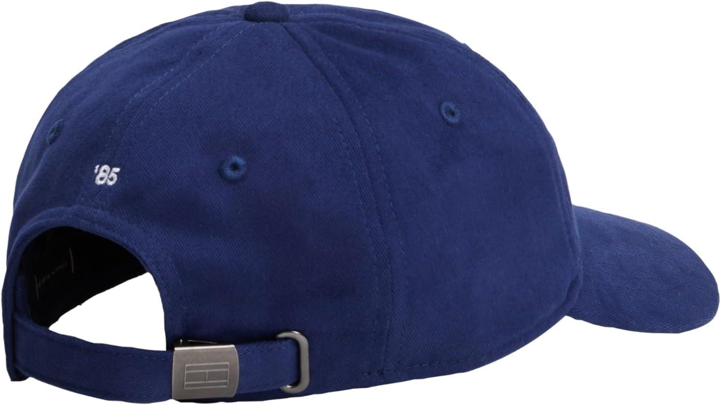 imageTommy Hilfiger Mens Cotton 85 Logo Adjustable Baseball CapPreppy Navy