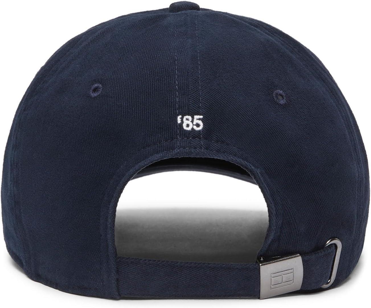 imageTommy Hilfiger Mens Cotton 85 Logo Adjustable Baseball CapSpace Blue