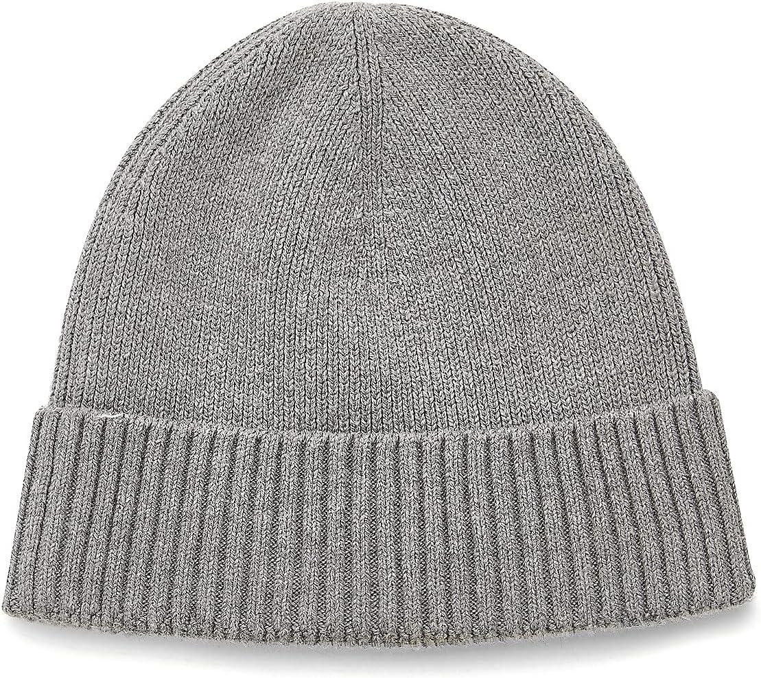 imageTommy Hilfiger Mens Cotton BeanieMid Grey Heather