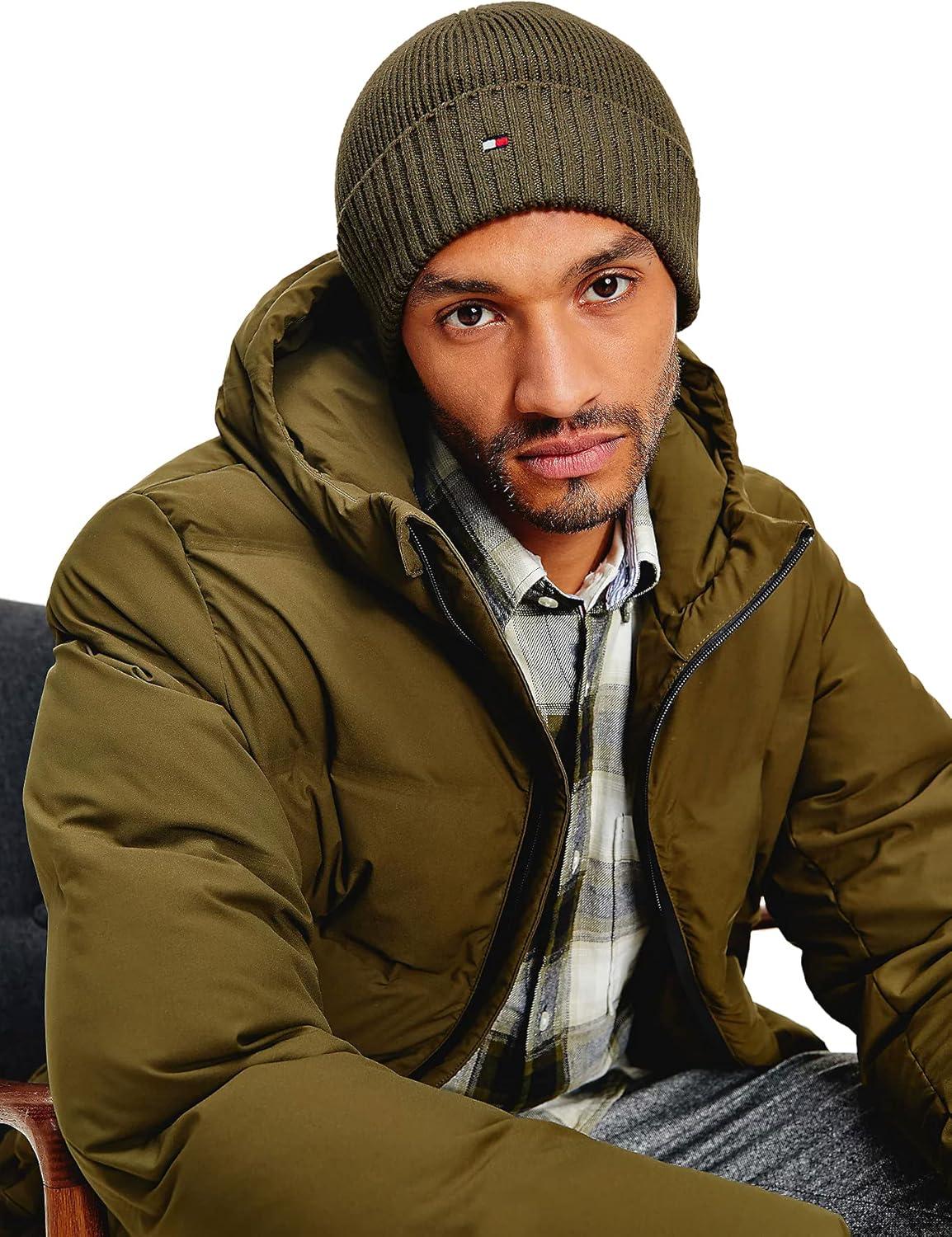 imageTommy Hilfiger Mens Cotton BeanieOlivewood