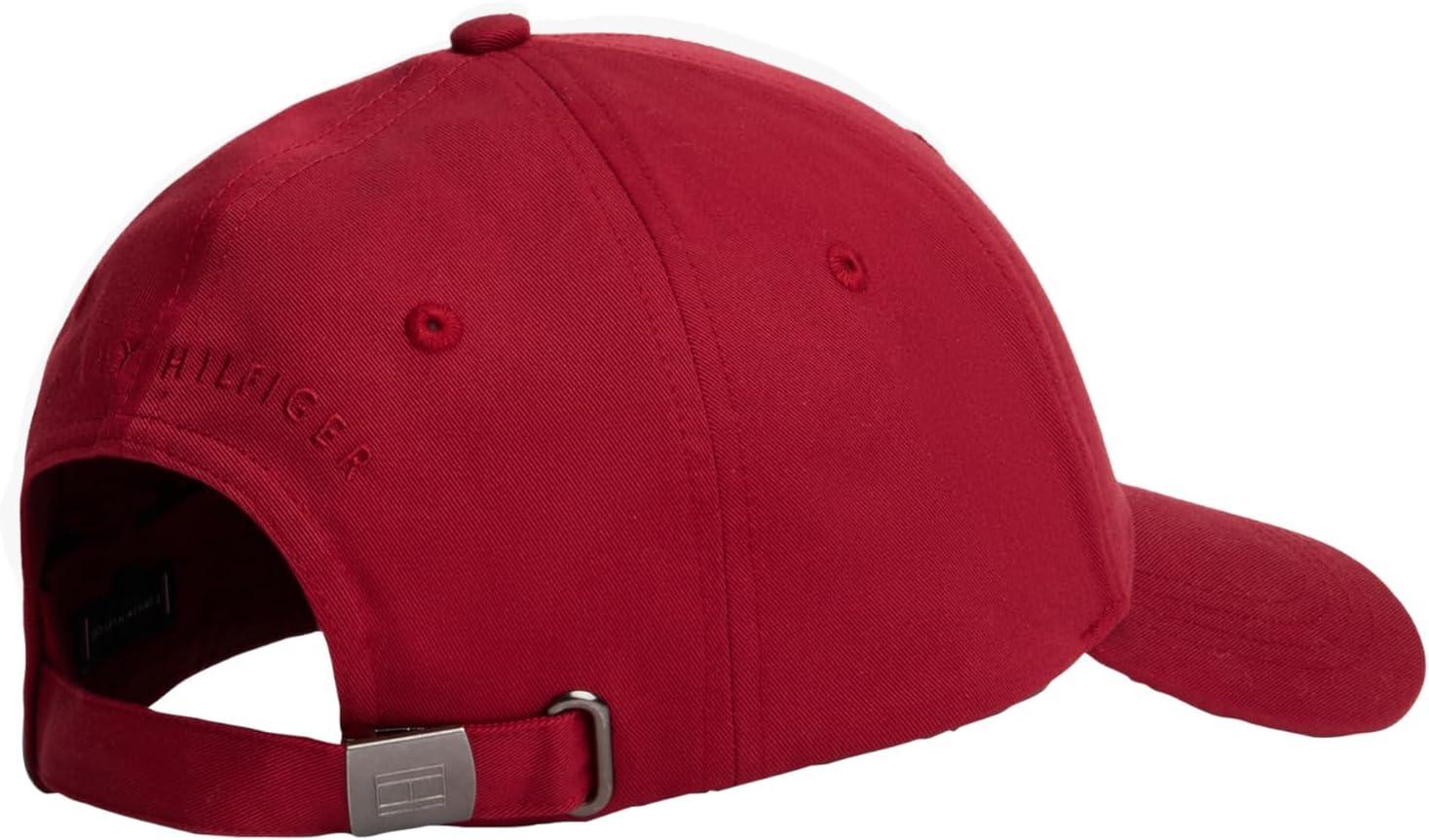 imageTommy Hilfiger Mens Cotton Flag Logo Adjustable Baseball CapRegatta Red