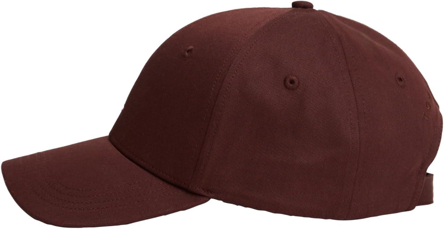 imageTommy Hilfiger Mens Cotton Flag Logo Adjustable Baseball CapRich Walnut