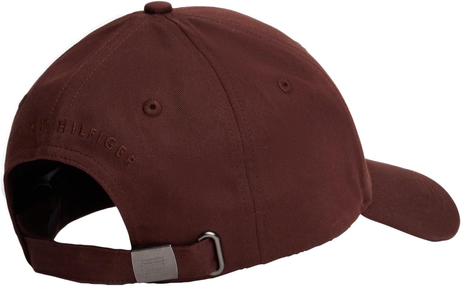 imageTommy Hilfiger Mens Cotton Flag Logo Adjustable Baseball CapRich Walnut