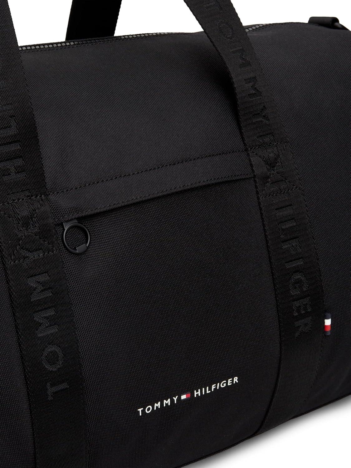 imageTommy Hilfiger Mens Element Duffle Bag with Removable Crossbody StrapBlack