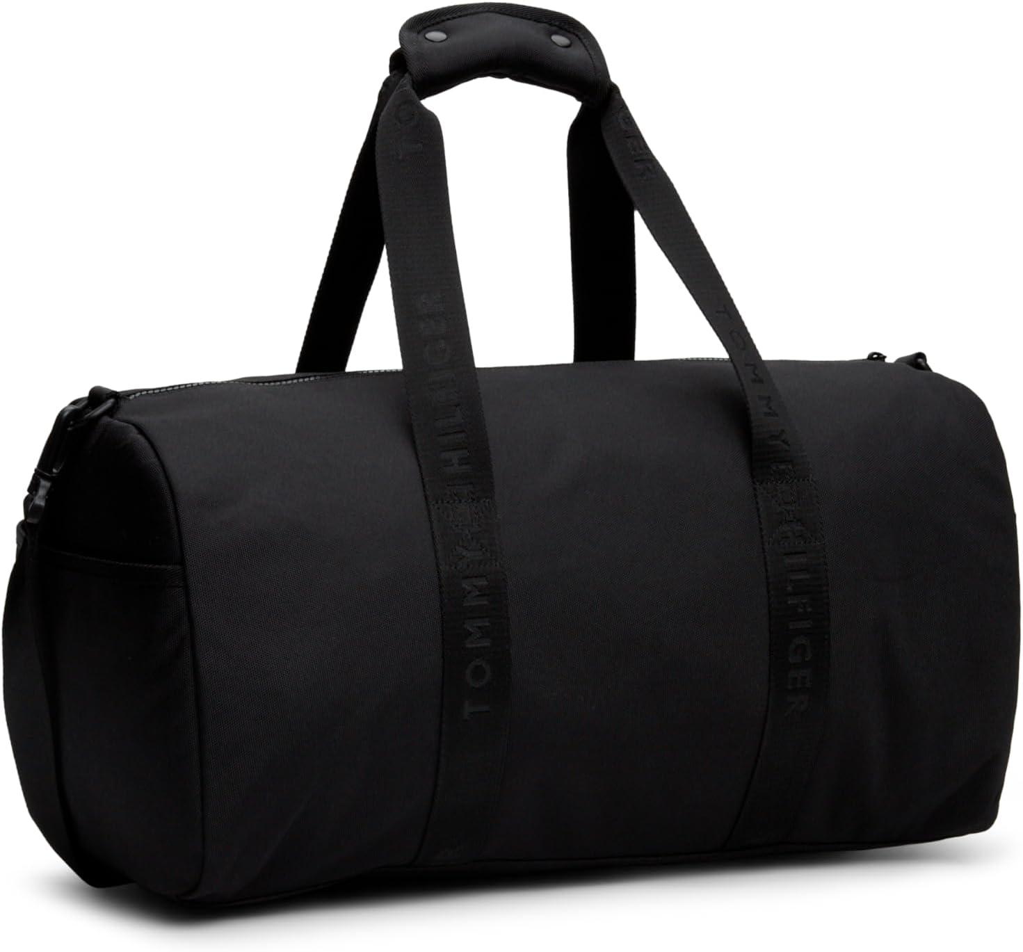 imageTommy Hilfiger Mens Element Duffle Bag with Removable Crossbody StrapBlack