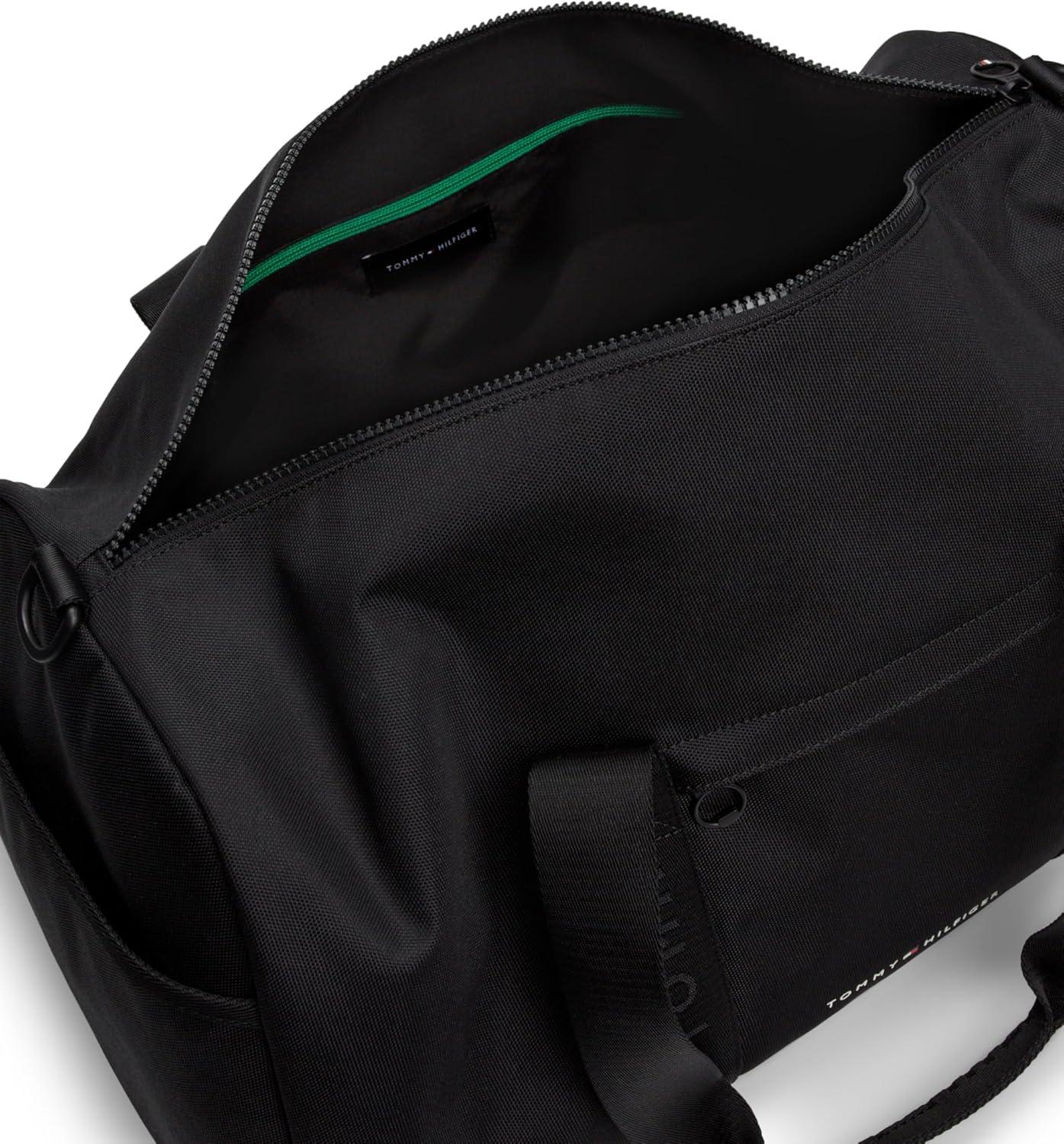 imageTommy Hilfiger Mens Element Duffle Bag with Removable Crossbody StrapBlack
