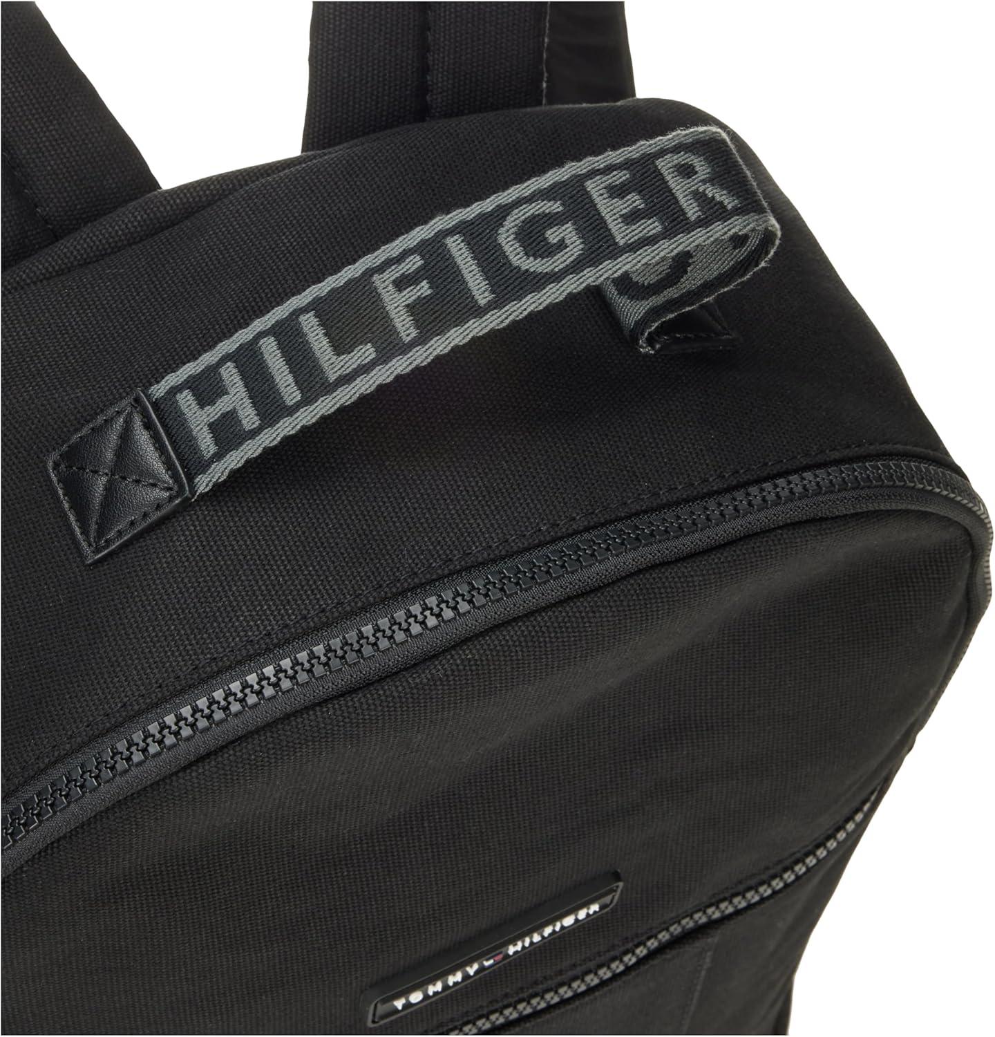 imageTommy Hilfiger Mens Flag Backpack BLACK One SizeBlack