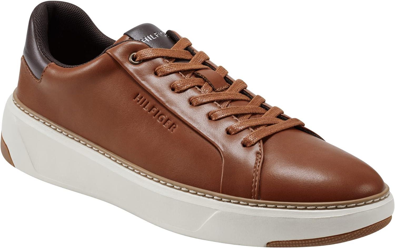 imageTommy Hilfiger Mens Hines SneakersCognacDark Brown