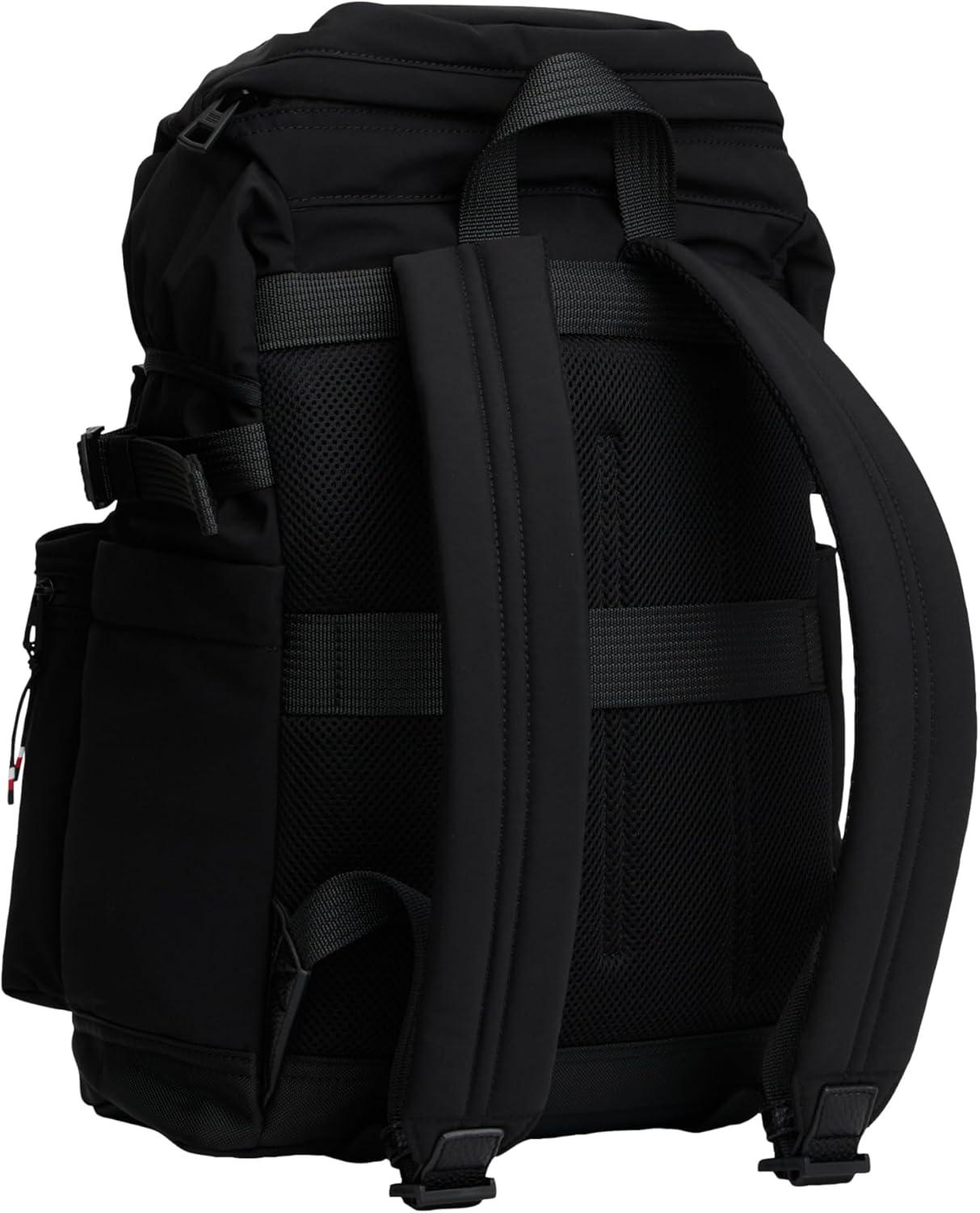 imageTommy Hilfiger Mens Travel Flap BackpackBLACK One Size