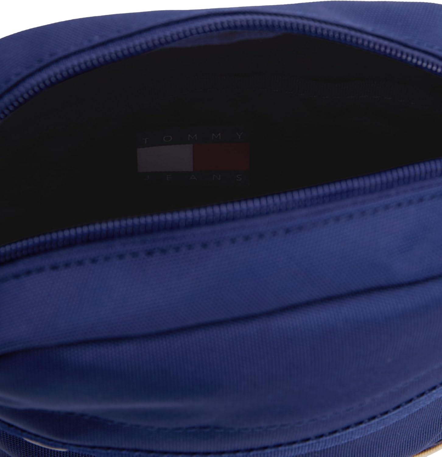 imageTommy Jeans mens Essential Daily Crossbody Bag With Zipper and Adjustable StrapVelvet Blue