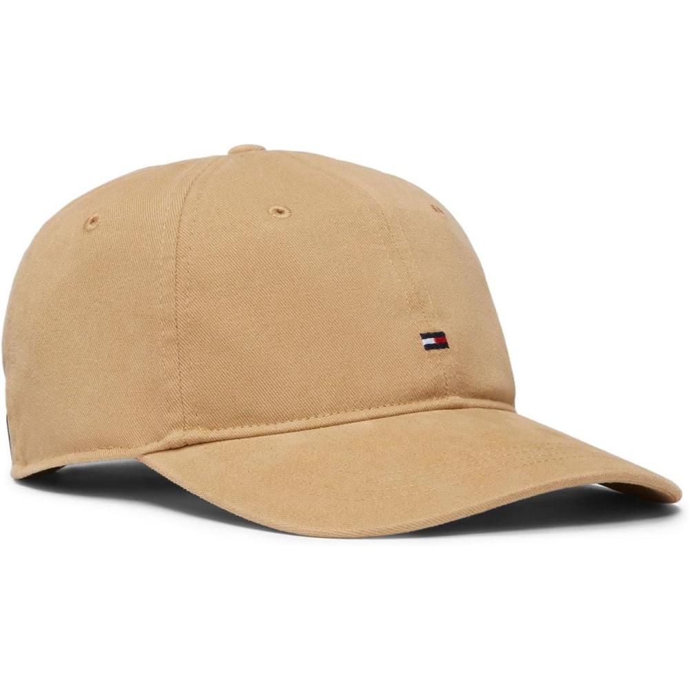 imageTommy Hilfiger Mens Cotton 85 Logo Adjustable Baseball CapClassic Khaki