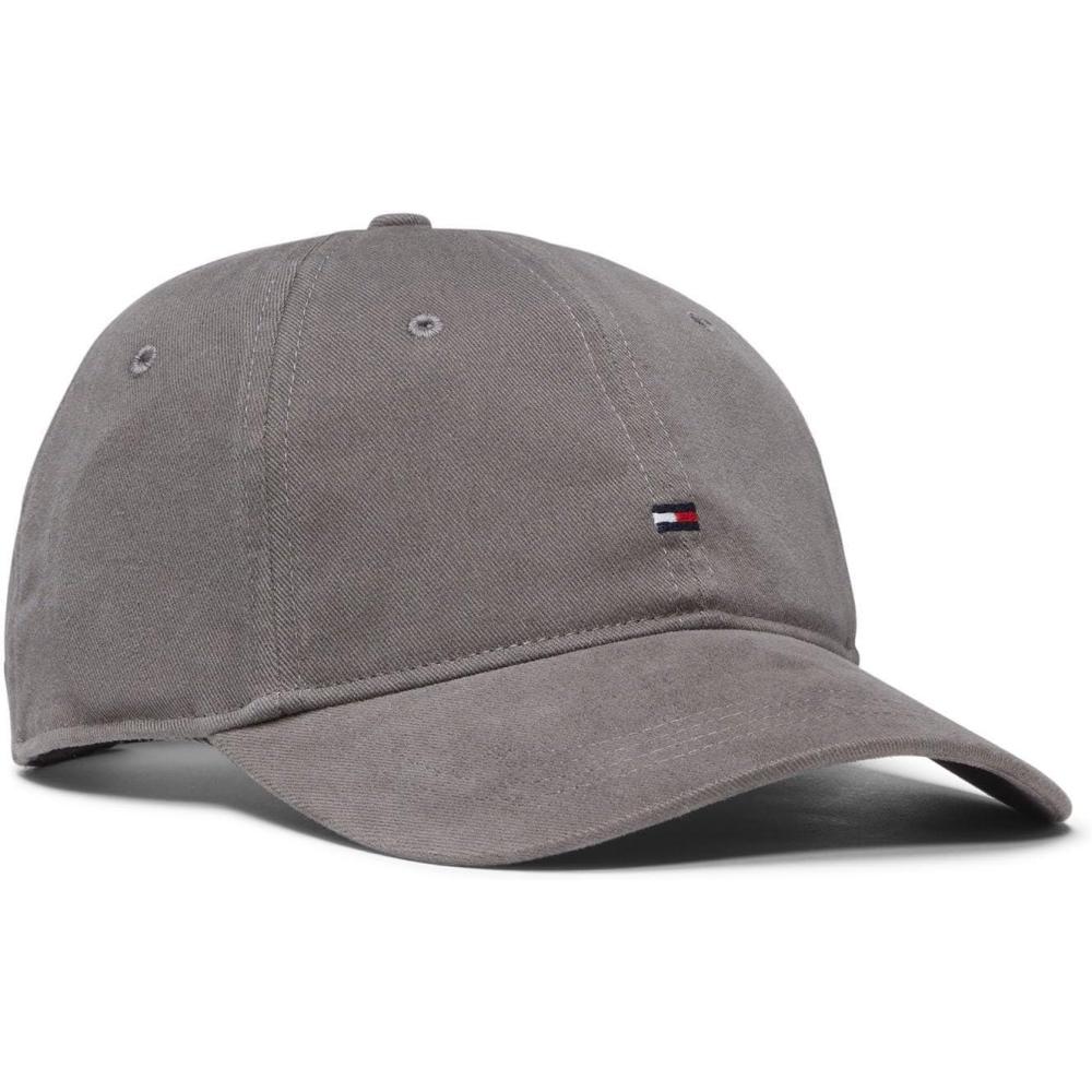 imageTommy Hilfiger Mens Cotton 85 Logo Adjustable Baseball CapShady Stone