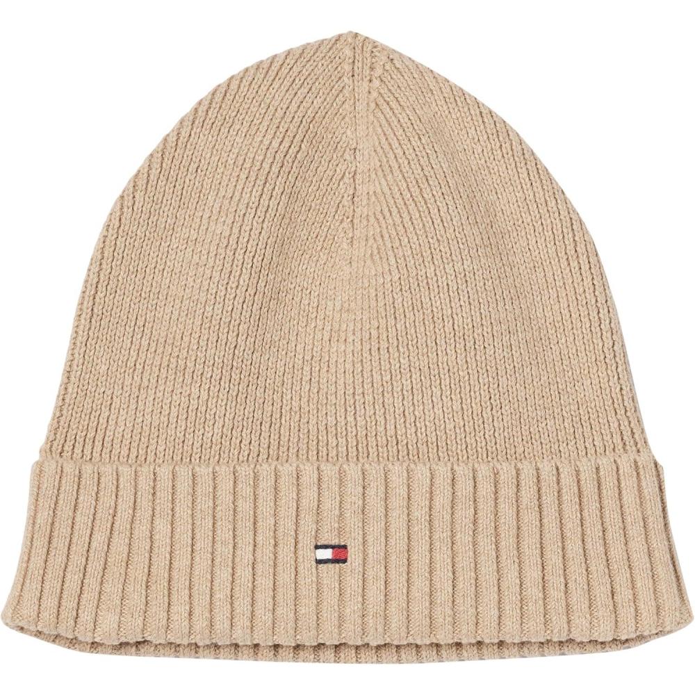 imageTommy Hilfiger Mens Cotton BeanieBeige Heather