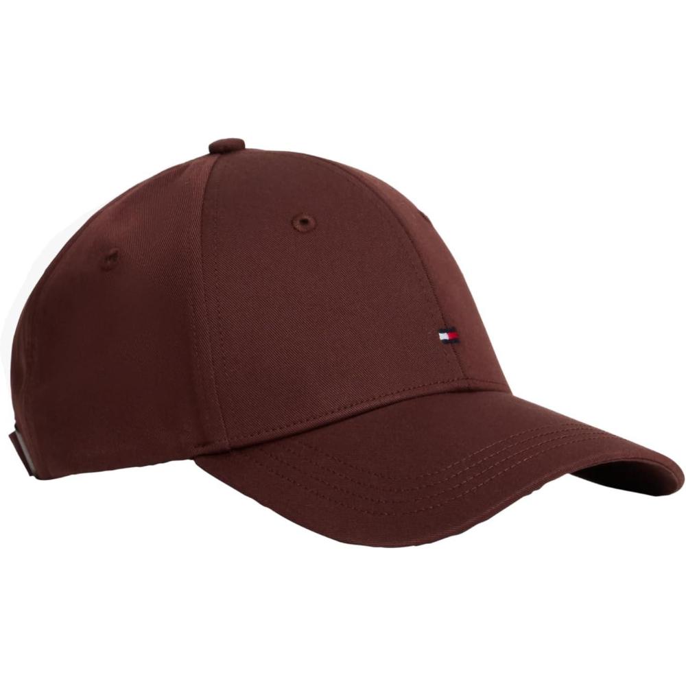 imageTommy Hilfiger Mens Cotton Flag Logo Adjustable Baseball CapRich Walnut