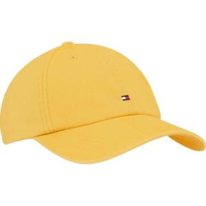 Tommy Hilfiger Mens Cotton 85 Logo Adjustable Baseball Cap(City Yellow)