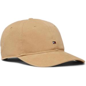 Tommy Hilfiger Mens Cotton 85 Logo Adjustable Baseball Cap(Classic Khaki)