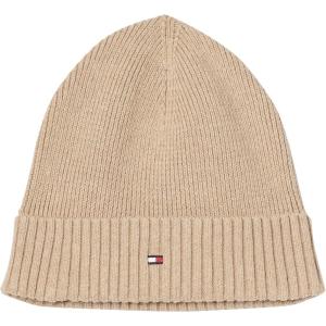 Tommy Hilfiger Mens Cotton Beanie(Beige Heather)