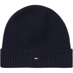 Tommy Hilfiger Mens Cotton Beanie(Navy)