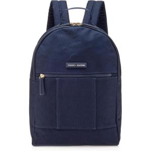 Tommy Hilfiger Men’s Flag Backpack, BLACK, One Size(Tommy Navy)