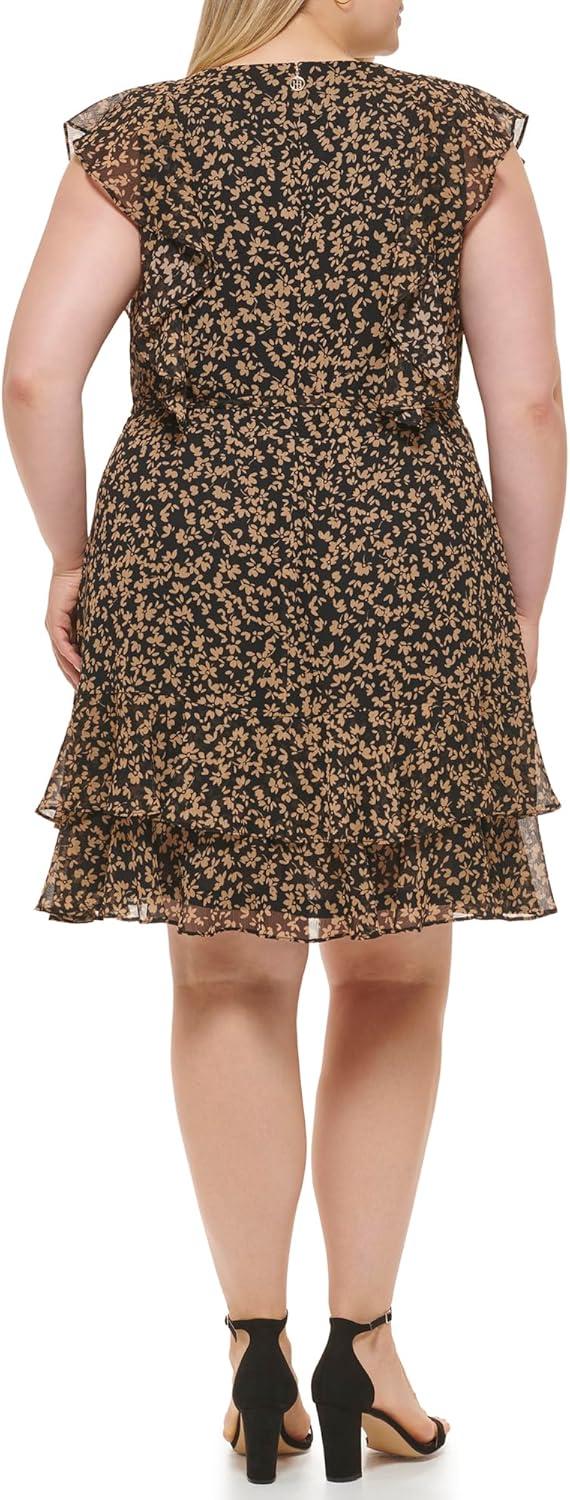 imageTommy Hilfiger Field Paisley DressBlackTan
