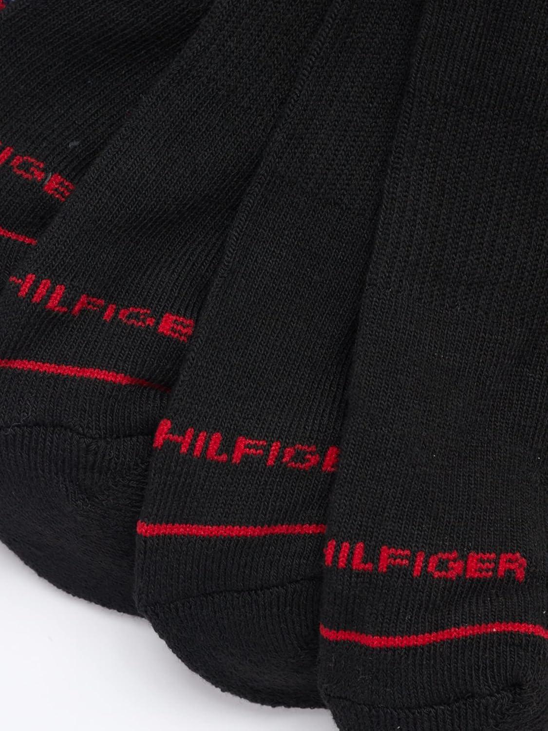 imageTommy Hilfiger Mens Athletic Socks Cushion No Show Socks 12 PackAll Black