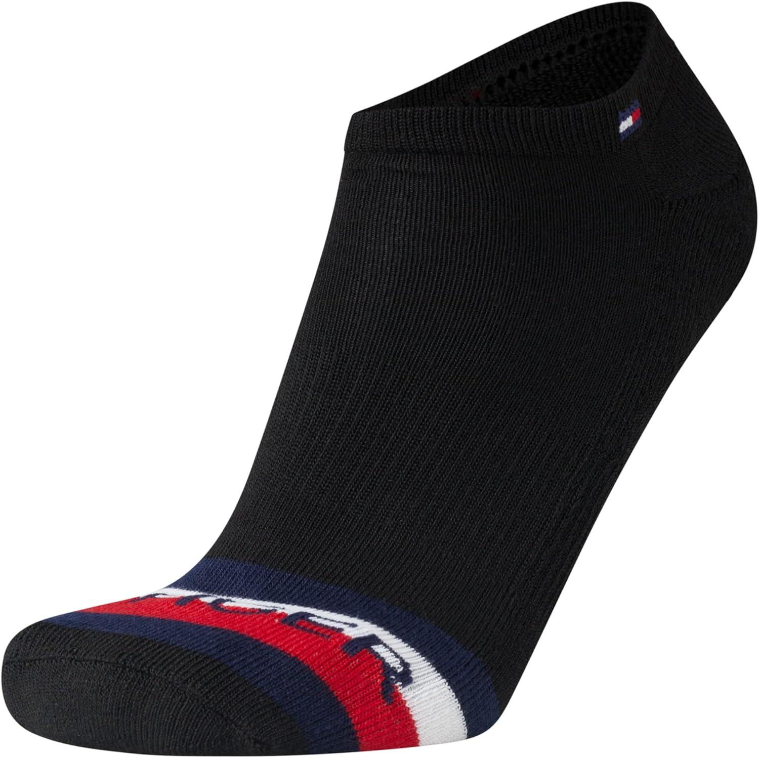 imageTommy Hilfiger Mens Athletic Socks Cushion No Show Socks 12 PackAll Black