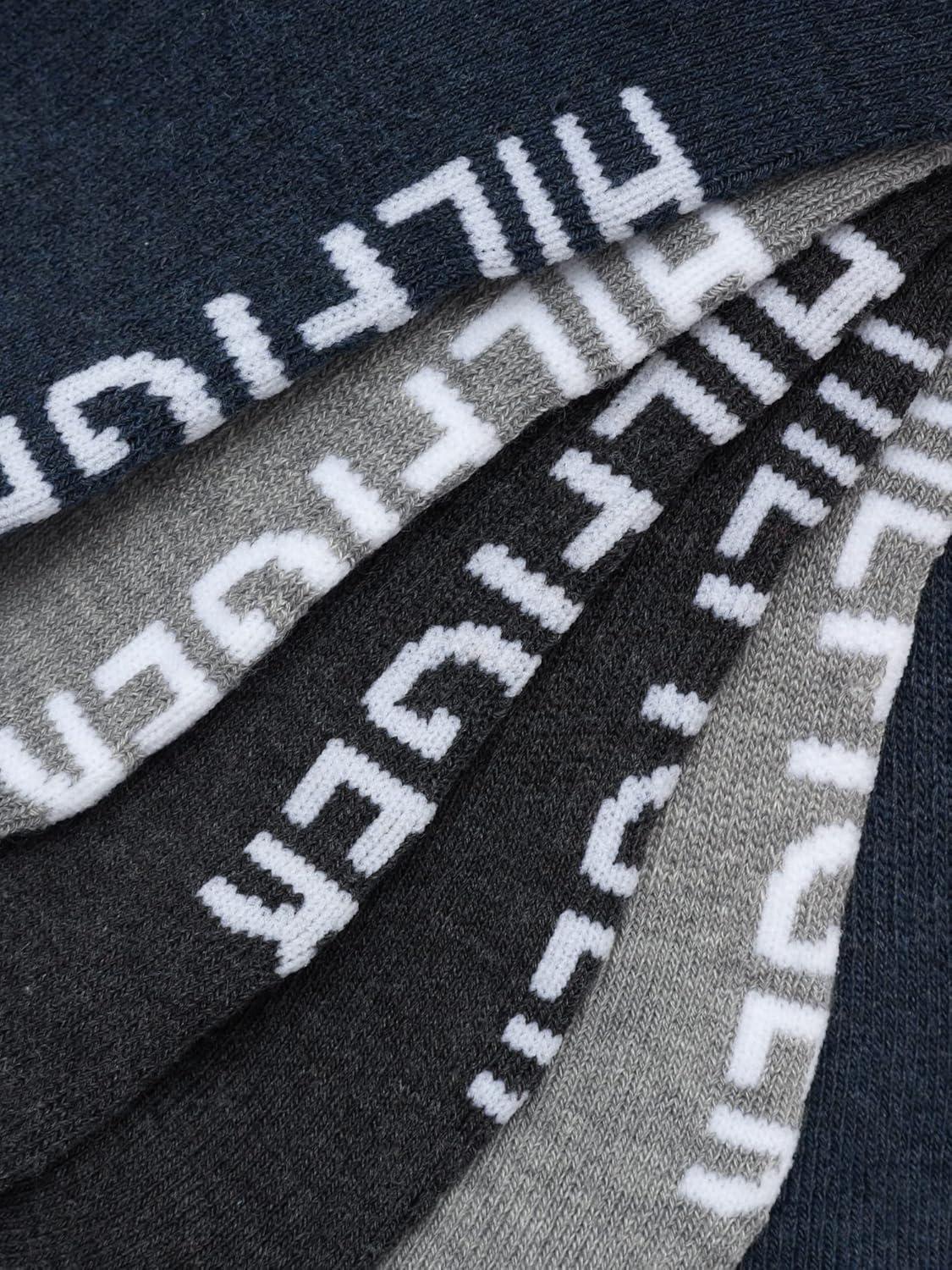 imageTommy Hilfiger Mens Athletic Socks Cushion No Show Socks 12 PackBlue Assorted