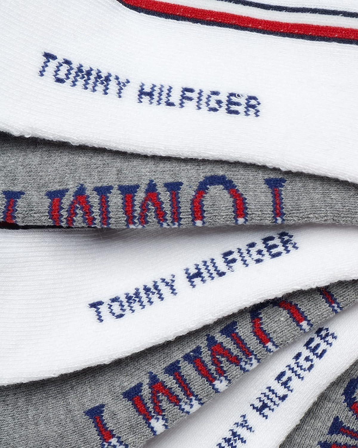 imageTommy Hilfiger Mens Athletic Socks Cushion No Show Socks 12 PackWhite Multi
