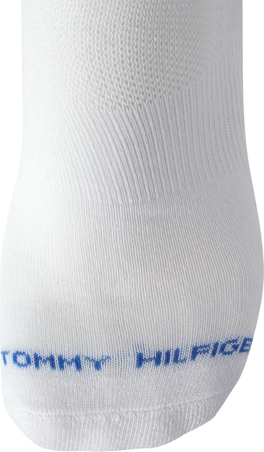 imageTommy Hilfiger Mens Crew Socks 10 Pack Moisture Wicking Cushioned Crew Running Socks for Men for Sports ampamp WorkoutWhite Multi