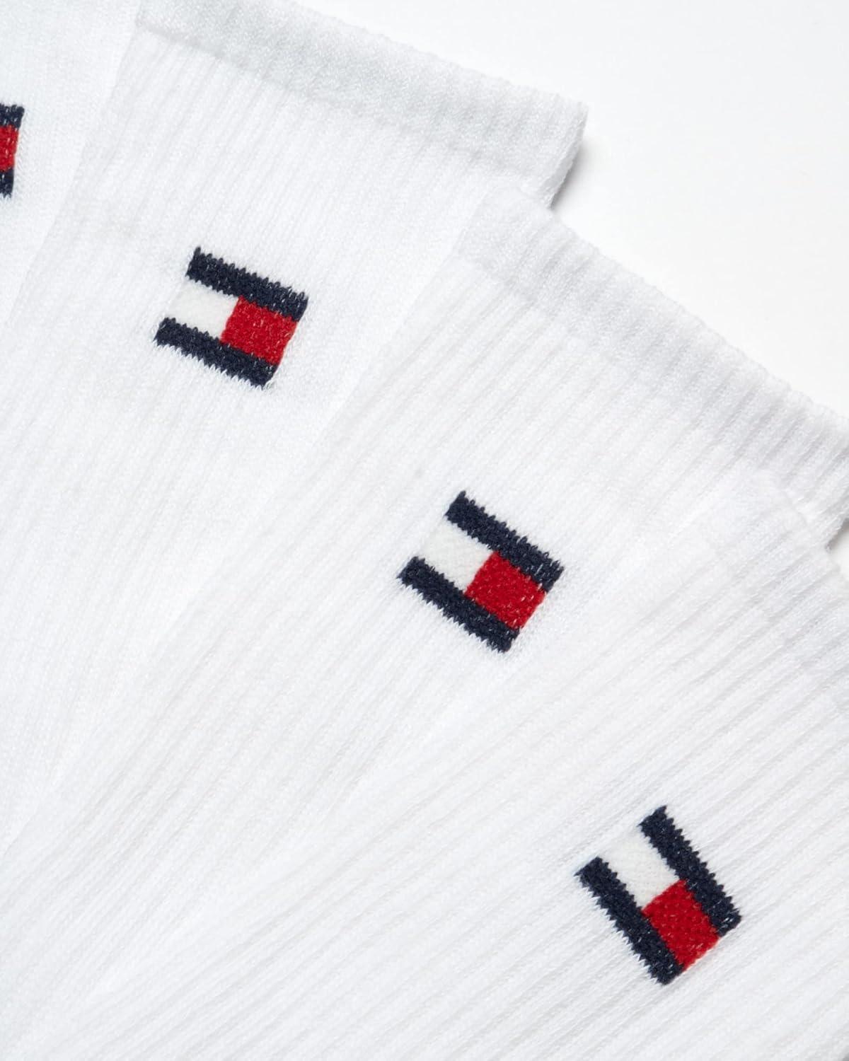 imageTommy Hilfiger Mens Crew Socks 10 Pack Moisture Wicking Cushioned Crew Running Socks for Men for Sports ampamp WorkoutWhiteWhite