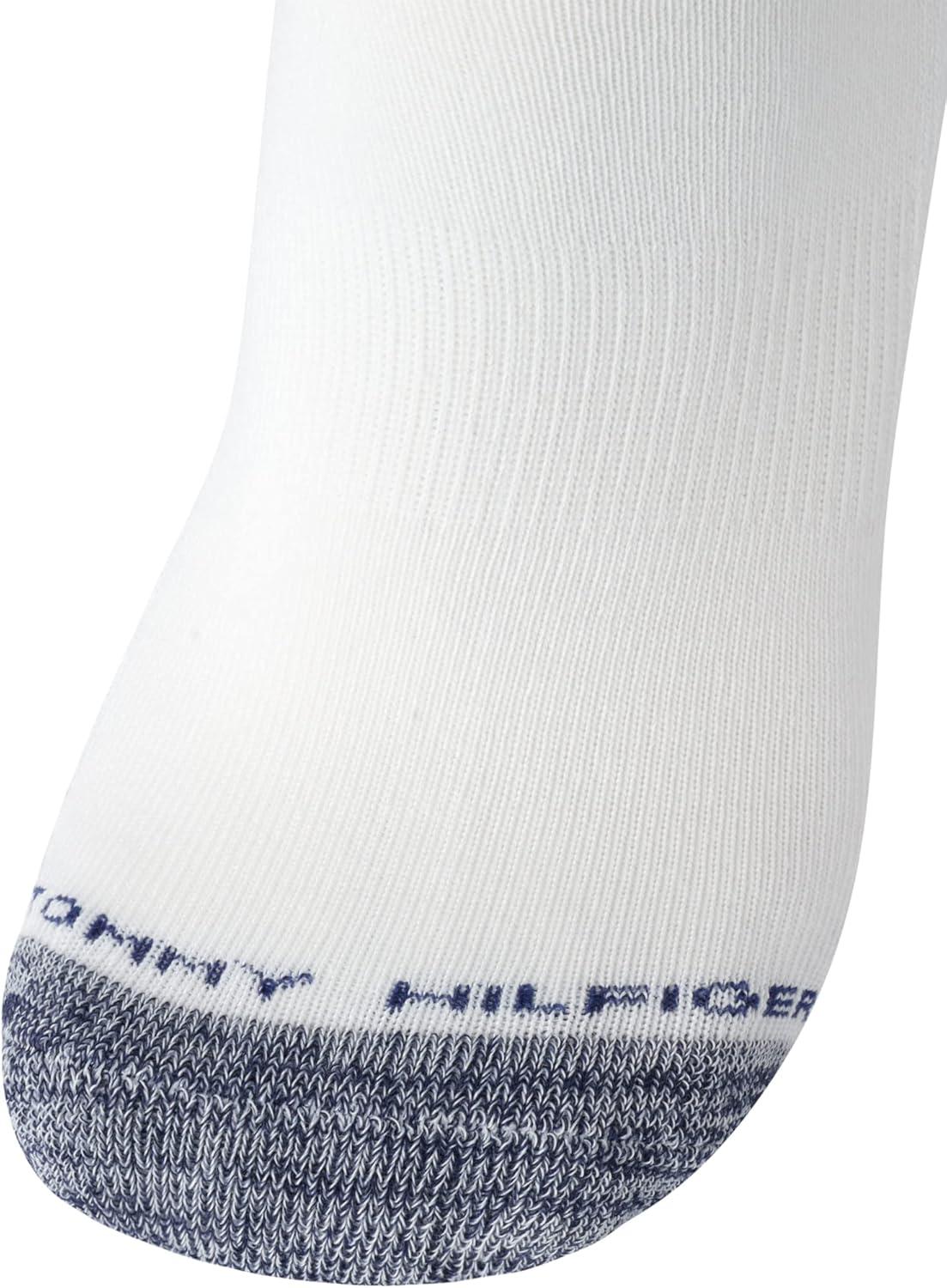 imageTommy Hilfiger Mens Crew Socks 10 Pack Moisture Wicking Cushioned Crew Running Socks for Men for Sports ampamp WorkoutWhiteWhite