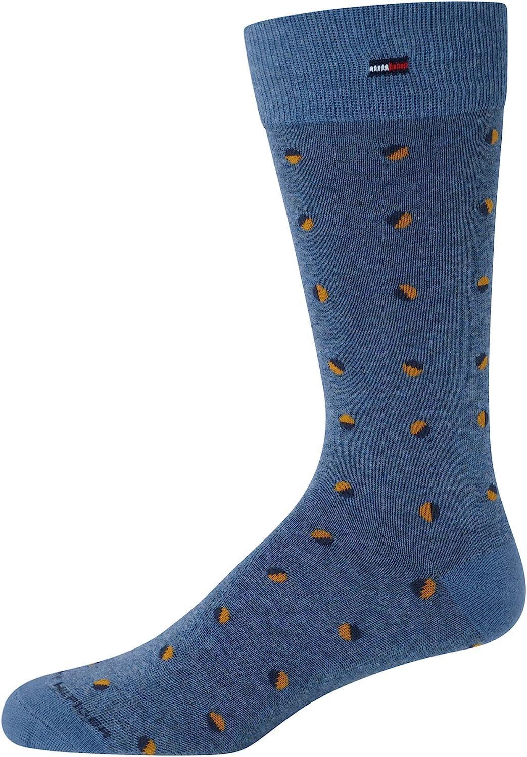 imageTommy Hilfiger Mens Dress Socks 10 Pack Lightweight Everyday Crew Work Socks for Men for Casual ampamp Formal WearBlueGreenMulti