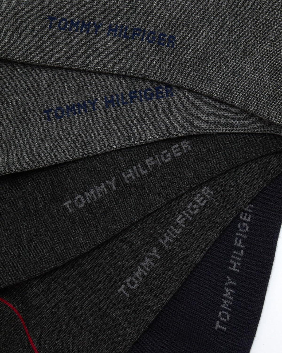 imageTommy Hilfiger Mens Dress Socks 10 Pack Lightweight Everyday Crew Work Socks for Men for Casual ampamp Formal WearGreysNavy