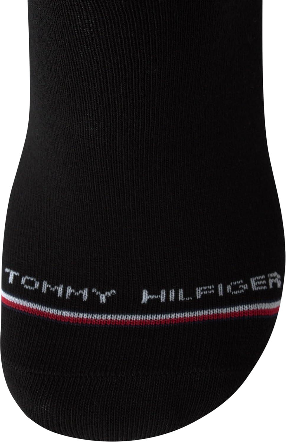 imageTommy Hilfiger Mens No Show Socks 10 Pack Cotton Blend Performance Stretch Athletic Invisible Liner Low Cut Socks for MenBlackWhiteGrey 10pk