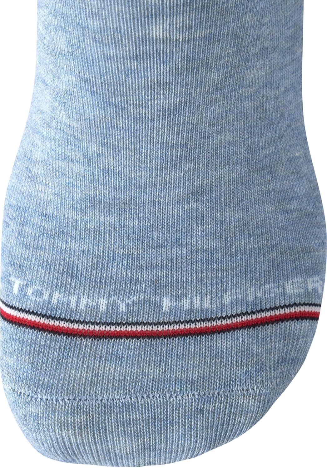 imageTommy Hilfiger Mens No Show Socks 10 Pack Cotton Blend Performance Stretch Athletic Invisible Liner Low Cut Socks for MenBlue 12pk