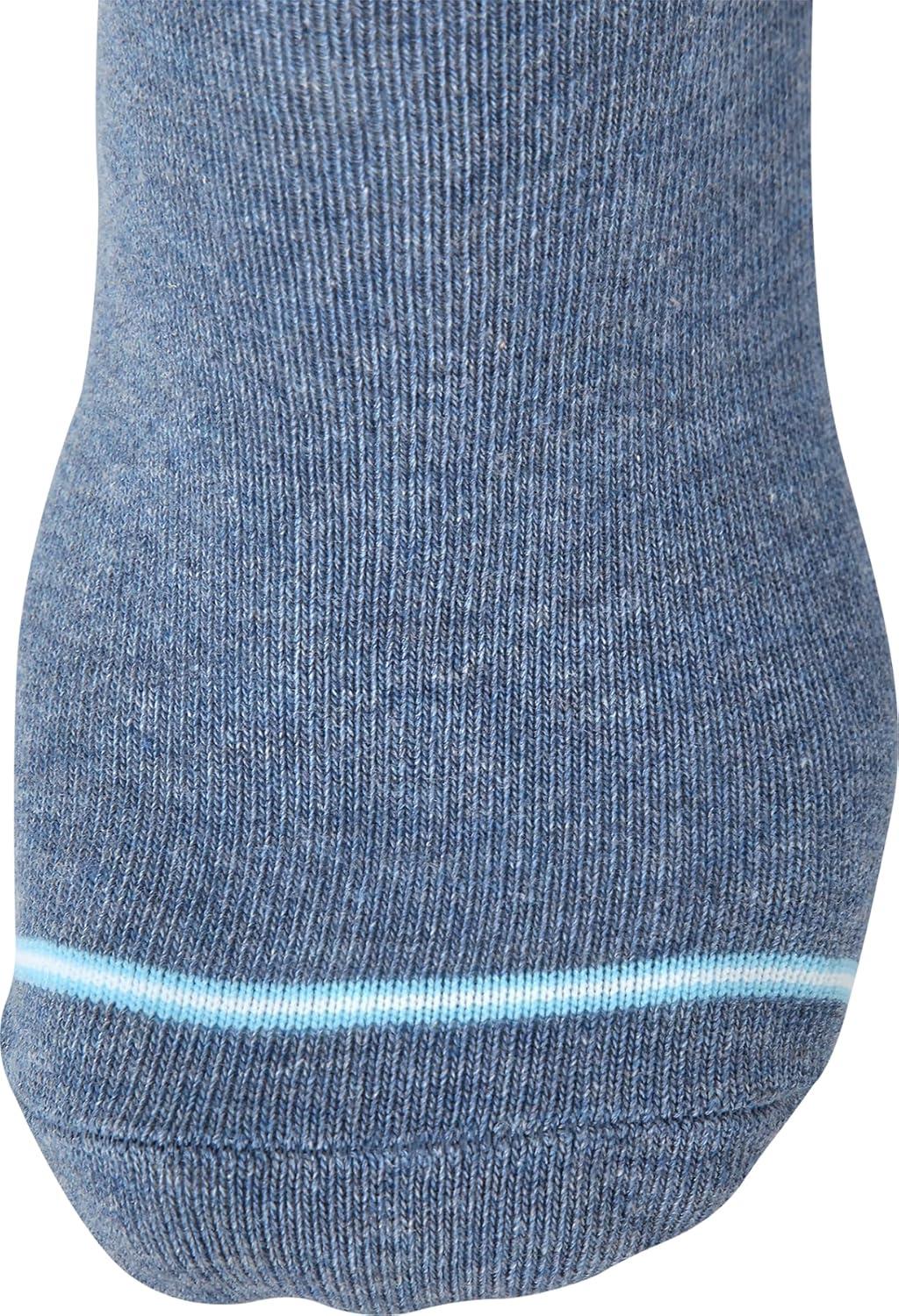 imageTommy Hilfiger Mens No Show Socks 10 Pack Cotton Blend Performance Stretch Athletic Invisible Liner Low Cut Socks for MenBlue Assorted 10pk
