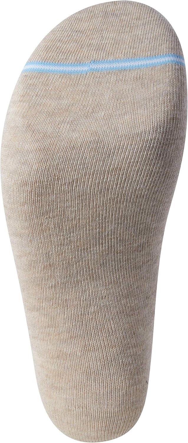 imageTommy Hilfiger Mens No Show Socks 10 Pack Cotton Blend Performance Stretch Athletic Invisible Liner Low Cut Socks for MenKhakiNavy 10pk