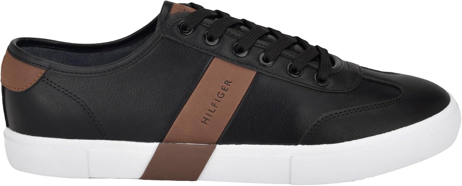 imageTommy Hilfiger Mens Pandora SneakerBlackCognac 967