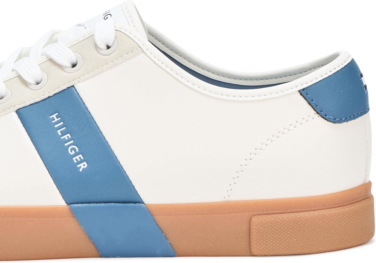 imageTommy Hilfiger Mens Pandora SneakerCreamTeal Multi 153