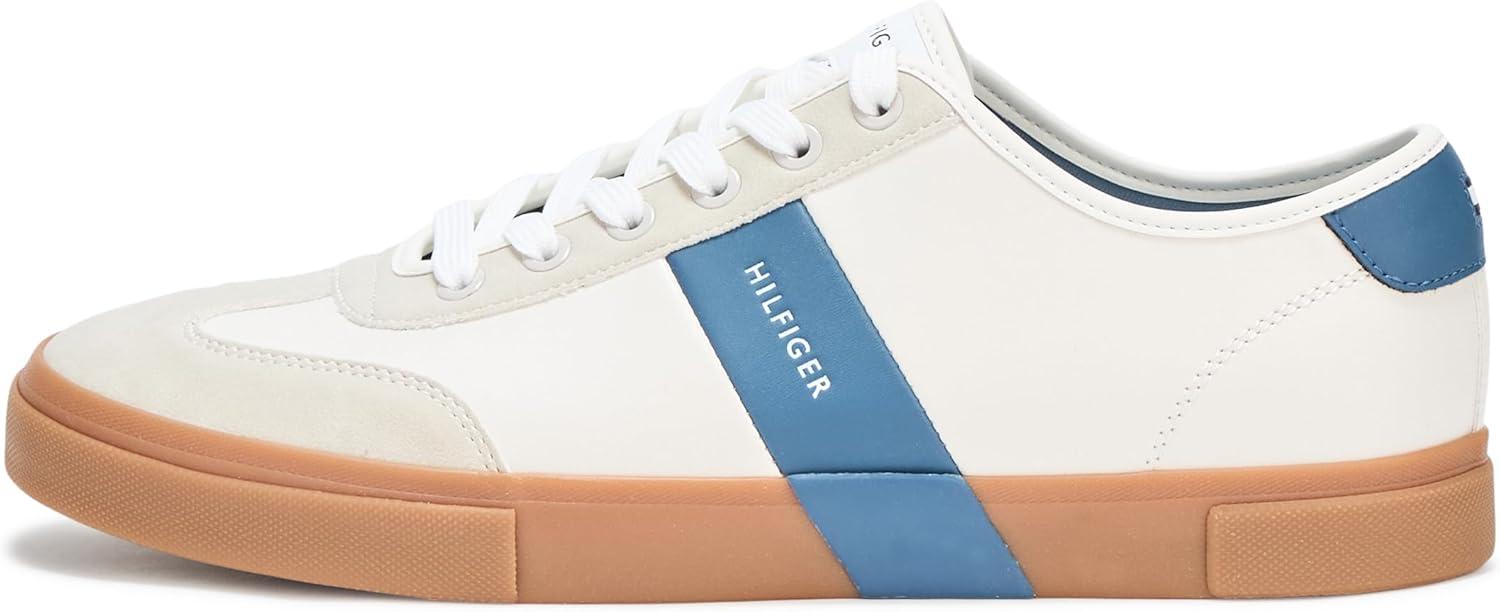 imageTommy Hilfiger Mens Pandora SneakerCreamTeal Multi 153