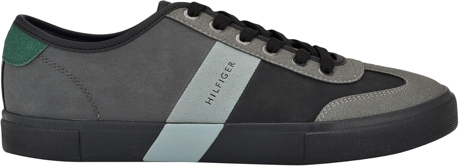 imageTommy Hilfiger Mens Pandora SneakerGreyBlack Multi 001
